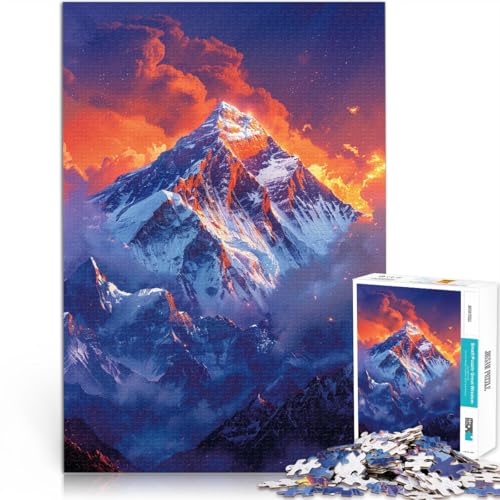 1000-teiliges Puzzle für Erwachsene wunderschöne Berge Lernpuzzle 50 x 75 cm. Fördern Sie die Liebe zwischen Paaren für Kinder ab 14 Jahren von DLBHSG