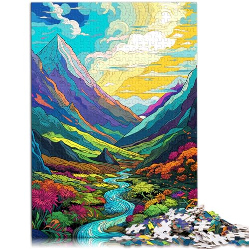 1000-teiliges Puzzle für Erwachsene wunderschöne Fantasielandschaft Spiele Spielzeug Geschenk 26 x 38 cm anspruchsvolles Spiel und Familienspiel für 14-Jährige von DLBHSG