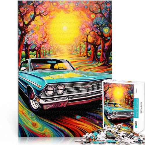 1000-teiliges Puzzle für Erwachsene. Cooles Sportwagen-Puzzle als Wanddekoration 26 x 38 cm ganze Familie. 1000-teiliges Puzzle für Erwachsene. Cooles Sportwagen-Puzzle als Wanddekoration 26 x 38 cm ganze Familie. von DLBHSG