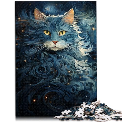 1000-teiliges Puzzle für Erwachsene. Farbiges Galaxie-Katzen-Quizspiel 50 x 75 cm ganze Familie ab 14 Jahren. 1000-teiliges Puzzle für Erwachsene. Farbiges Galaxie-Katzen-Quizspiel 50 x 75 cm ganze Familie ab 14 Jahren. von DLBHSG