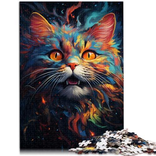 1000-teiliges Puzzle für Erwachsene. Puzzle „Weltraumkatzen“ als Wanddekoration 50 x 75 cm ganze Familie. von DLBHSG