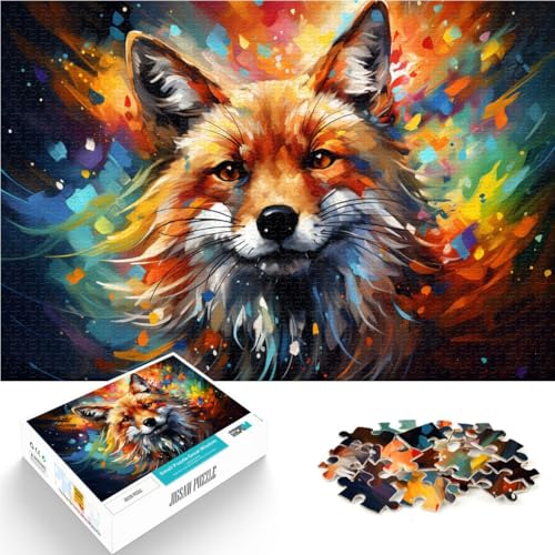 Art Fox Puzzle für Erwachsene 1000 Teile Denkspiel 26 x 38 cm Familienspiel Stressabbau schwierige Herausforderung für Teenager ab 14 Jahren Art Fox Puzzle für Erwachsene 1000 Teile Denkspiel 26 x 38 cm Familienspiel Stressabbau schwierige Herausforderung für Teenager ab 14 Jahren von DLBHSG