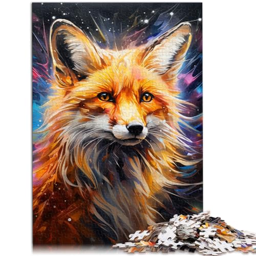 Art Fox Puzzle für Erwachsene 1000 Teile anspruchsvolles Spiel 50 x 75 cm anspruchsvolles Spiel und Familienspiel für Teenager ab 14 Jahren von DLBHSG