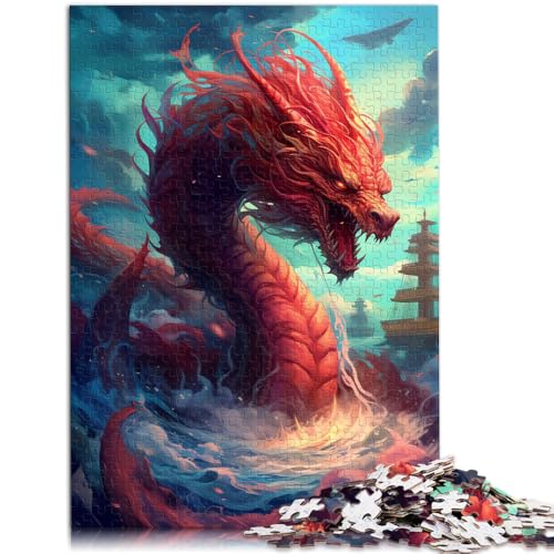 Puzzle „Wütender Tiger“ 1000 Teile für Erwachsene 49,7 x 75,4 cm Holzpuzzle Stressabbau für Erwachsene und Kinder ab 14 Jahren von DLBHSG