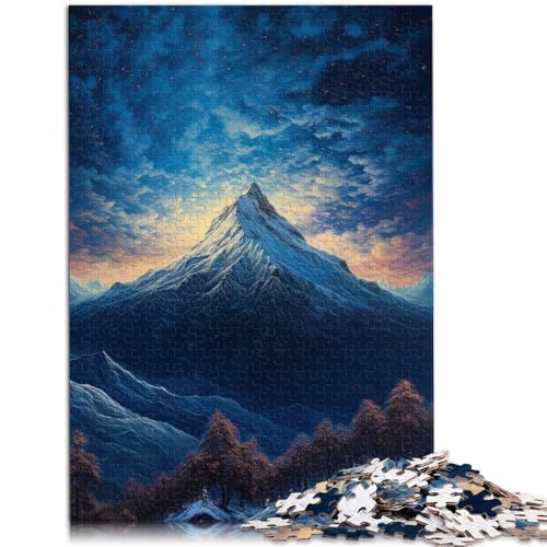 Puzzle 1000 Teile für Erwachsene „Beyond The Mountain“ Lernspiele 50 x 75 cm Herausforderndes Spiel und Familienspiel für 14-Jährige von DLBHSG