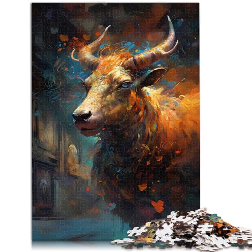 Puzzle 1000 Teile für Erwachsene „Cow Cherished“ 50x75cm für Teenager ab 14 Jahren ganze Familie Puzzle 1000 Teile für Erwachsene „Cow Cherished“ 50x75cm für Teenager ab 14 Jahren ganze Familie von DLBHSG