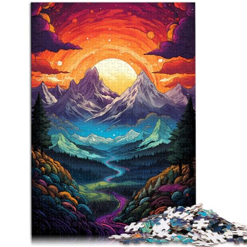 Puzzle 1000 Teile für Erwachsene „Psychedelic Alps“ Lernspielzeug 50 x 75 cm ganze Familie Puzzle 1000 Teile für Erwachsene „Psychedelic Alps“ Lernspielzeug 50 x 75 cm ganze Familie von DLBHSG