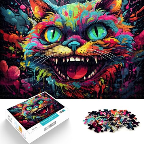 Puzzle 1000 Teile für Erwachsene Alice Cat Stressabbau-Spielzeug 50 x 75 cm. Helfen Sie dem Gehirn süchtig machendes Spielzeug zu trainieren und Geduld zu fördern. von DLBHSG