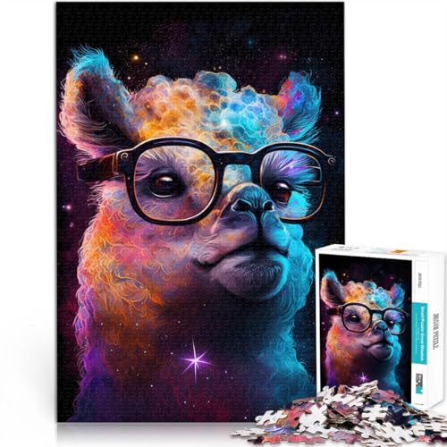 Puzzle 1000 Teile für Erwachsene Alpaka mit Brille Lernspiel Herausforderungsspielzeug 50x75cm Fördert die Liebe zwischen Paaren für Teenager ab 14 Jahren Puzzle 1000 Teile für Erwachsene Alpaka mit Brille Lernspiel Herausforderungsspielzeug 50x75cm Fördert die Liebe zwischen Paaren für Teenager ab 14 Jahren von DLBHSG