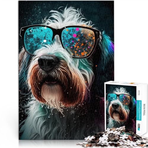 Puzzle 1000 Teile für Erwachsene Art Dogs Denkspiel 26 x 38 cm Herausforderung der Gehirnintelligenz süchtig machendes Spielzeug für 14-Jährige Puzzle 1000 Teile für Erwachsene Art Dogs Denkspiel 26 x 38 cm Herausforderung der Gehirnintelligenz süchtig machendes Spielzeug für 14-Jährige von DLBHSG