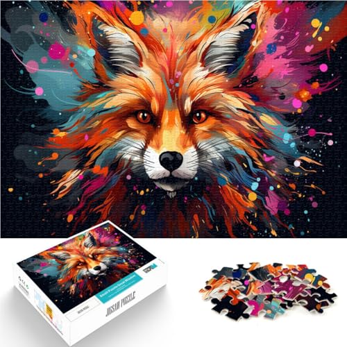 Puzzle 1000 Teile für Erwachsene Art Fox Puzzle Wanddekoration 26 x 38 cm ganze Familie ab 14 Jahren Puzzle 1000 Teile für Erwachsene Art Fox Puzzle Wanddekoration 26 x 38 cm ganze Familie ab 14 Jahren von DLBHSG