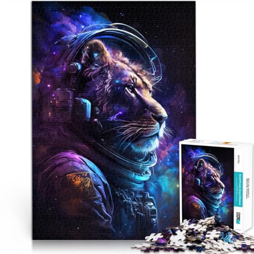 Puzzle 1000 Teile für Erwachsene Astronaut Art Löwe für Puzzle 50x75cm Lernspiel für Geburtstag Weihnachten ab 14 Jahren Puzzle 1000 Teile für Erwachsene Astronaut Art Löwe für Puzzle 50x75cm Lernspiel für Geburtstag Weihnachten ab 14 Jahren von DLBHSG