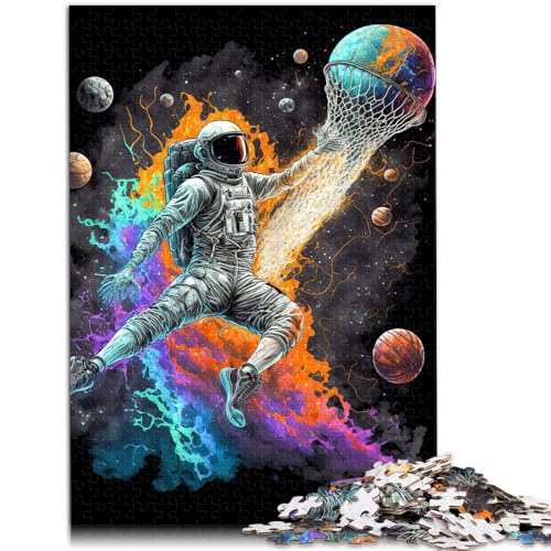 Puzzle 1000 Teile für Erwachsene Astronauten-Basketballspiel Spielzeug 50 x 75 cm Lernspiel für Geburtstag Weihnachten für Teenager ab 14 Jahren Puzzle 1000 Teile für Erwachsene Astronauten-Basketballspiel Spielzeug 50 x 75 cm Lernspiel für Geburtstag Weihnachten für Teenager ab 14 Jahren von DLBHSG