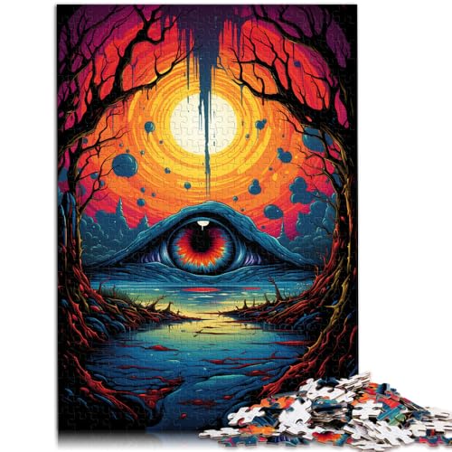 Puzzle 1000 Teile für Erwachsene Augen Lernpuzzle 26 x 38 cm ganze Familie für Teenager ab 14 Jahren von DLBHSG
