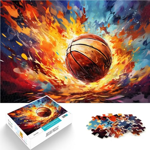 Puzzle 1000 Teile für Erwachsene Basketball Lernpuzzle Familienspiel 50x75cm Herausforderndes Spiel und Familienspiel Puzzle 1000 Teile für Erwachsene Basketball Lernpuzzle Familienspiel 50x75cm Herausforderndes Spiel und Familienspiel von DLBHSG
