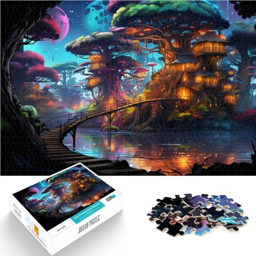 Puzzle 1000 Teile für Erwachsene Baumhaus-Puzzle 26 x 38 cm ganze Familie für Teenager ab 14 Jahren Puzzle 1000 Teile für Erwachsene Baumhaus-Puzzle 26 x 38 cm ganze Familie für Teenager ab 14 Jahren von DLBHSG