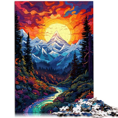Puzzle 1000 Teile für Erwachsene Bayerische Alpen Spielspielzeug 50x75cm Herausforderung der Gehirnintelligenz süchtig machendes Spielzeug für Teenager ab 14 Jahren von DLBHSG