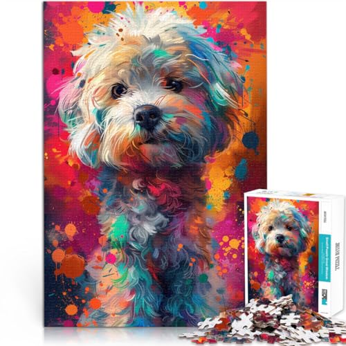 Puzzle 1000 Teile für Erwachsene Bichon-Ölgemälde Lernspielzeug 26 x 38 cm einzigartige Geburtstags- und Geschenkideen für Teenager ab 14 Jahren Puzzle 1000 Teile für Erwachsene Bichon-Ölgemälde Lernspielzeug 26 x 38 cm einzigartige Geburtstags- und Geschenkideen für Teenager ab 14 Jahren von DLBHSG