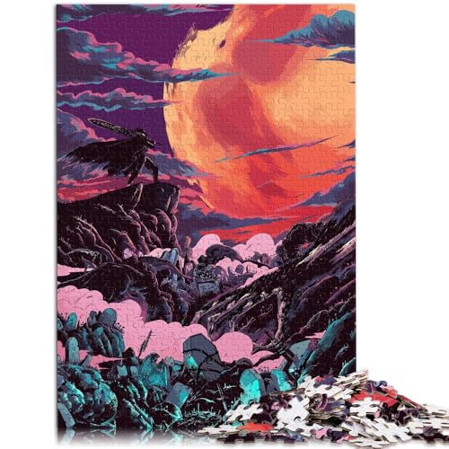 Puzzle 1000 Teile für Erwachsene Bloodborne-Spiel Puzzle-Wanddekoration 26 x 38 cm mit passendem Poster und Quizblatt von DLBHSG