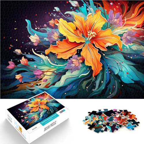 Puzzle 1000 Teile für Erwachsene Blumen Puzzle Lernspiele 26x38cm Wanddekoration Einzigartige Geburtstags Kinder ab 14 Jahren von DLBHSG