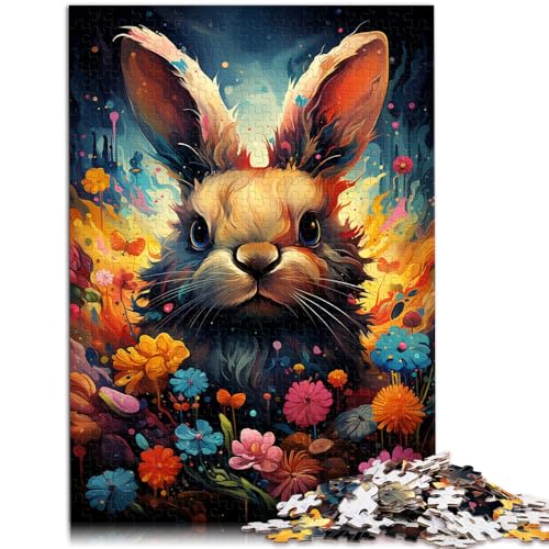 Puzzle 1000 Teile für Erwachsene Blumenhase Lernspielzeug 26 x 38 cm stärkt die Liebe zwischen Paaren für Teenager ab 14 Jahren Puzzle 1000 Teile für Erwachsene Blumenhase Lernspielzeug 26 x 38 cm stärkt die Liebe zwischen Paaren für Teenager ab 14 Jahren von DLBHSG