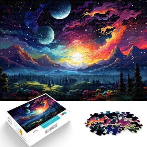 Puzzle 1000 Teile für Erwachsene Bunte Landschaft Denkspiel 26x38cm Lernspiel zum Geburtstag Weihnachten für 14-Jährige Puzzle 1000 Teile für Erwachsene Bunte Landschaft Denkspiel 26x38cm Lernspiel zum Geburtstag Weihnachten für 14-Jährige von DLBHSG