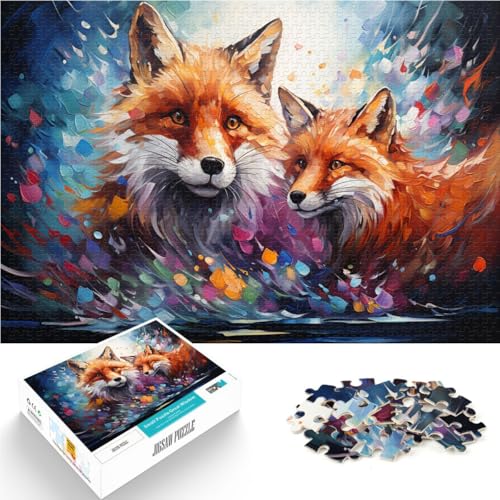 Puzzle 1000 Teile für Erwachsene Bunte Tierbilder Puzzle Lernspiele 26x38cm Stressabbau Staycation Zeit totschlagen von DLBHSG