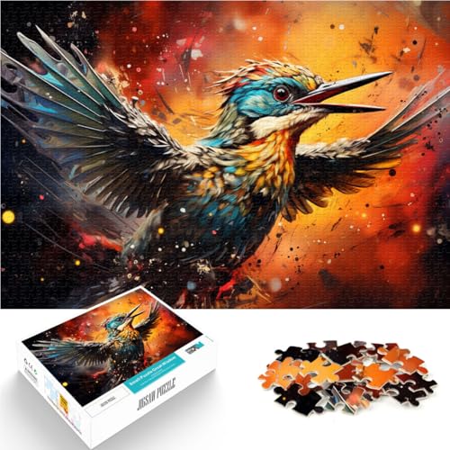 Puzzle 1000 Teile für Erwachsene Bunter Specht für Puzzle 26x38cm Lernspiel für Geburtstag Weihnachten für Teenager ab 14 Jahren von DLBHSG