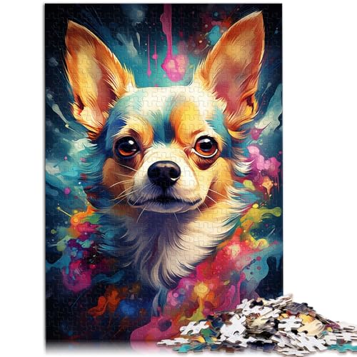 Puzzle 1000 Teile für Erwachsene Chihuahua-Hund entspannendes intellektuelles Lernspielzeug 26 x 38 cm Stressabbau Urlaub zu Hause Zeit totschlagen Puzzle 1000 Teile für Erwachsene Chihuahua-Hund entspannendes intellektuelles Lernspielzeug 26 x 38 cm Stressabbau Urlaub zu Hause Zeit totschlagen von DLBHSG