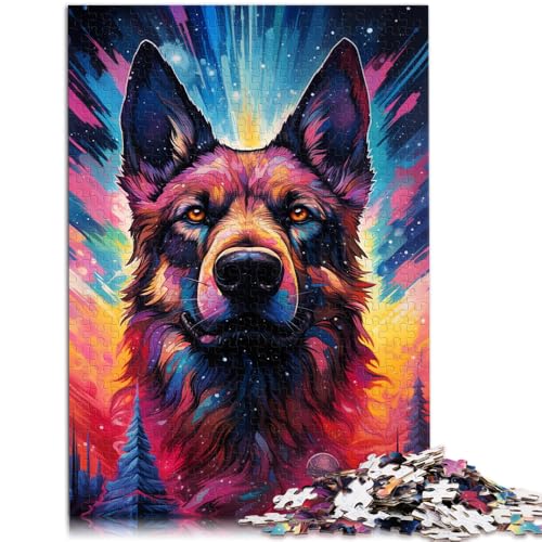 Puzzle 1000 Teile für Erwachsene Deutscher Schäferhund Denkspiel 26 x 38 cm Stressabbau schwierige Herausforderung für Teenager ab 14 Jahren Puzzle 1000 Teile für Erwachsene Deutscher Schäferhund Denkspiel 26 x 38 cm Stressabbau schwierige Herausforderung für Teenager ab 14 Jahren von DLBHSG