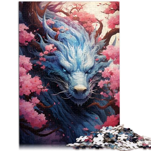 Puzzle 1000 Teile für Erwachsene Drachen Kirschblüten Japan Denkspiel 50x75cm Geschenke für Freunde und Familie für 14-Jährige Puzzle 1000 Teile für Erwachsene Drachen Kirschblüten Japan Denkspiel 50x75cm Geschenke für Freunde und Familie für 14-Jährige von DLBHSG