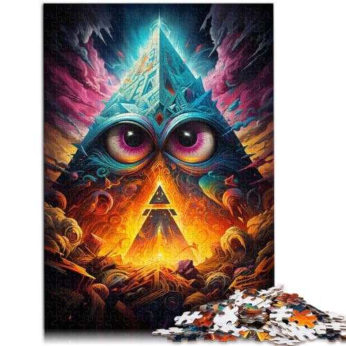 Puzzle 1000 Teile für Erwachsene Dreieck-Pyramidenmalerei Puzzle Lernspiele 26 x 38 cm Fördert die Liebe zwischen Paaren für Kinder ab 14 Jahren Puzzle 1000 Teile für Erwachsene Dreieck-Pyramidenmalerei Puzzle Lernspiele 26 x 38 cm Fördert die Liebe zwischen Paaren für Kinder ab 14 Jahren von DLBHSG