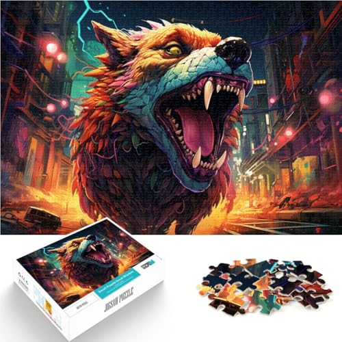 Puzzle 1000 Teile für Erwachsene EIN übergroßer Hund Chaotische Stadt Denkspiel 50x75cm Geeignet als Schreibtischdekoration für Kinder ab 14 Jahren Puzzle 1000 Teile für Erwachsene EIN übergroßer Hund Chaotische Stadt Denkspiel 50x75cm Geeignet als Schreibtischdekoration für Kinder ab 14 Jahren von DLBHSG