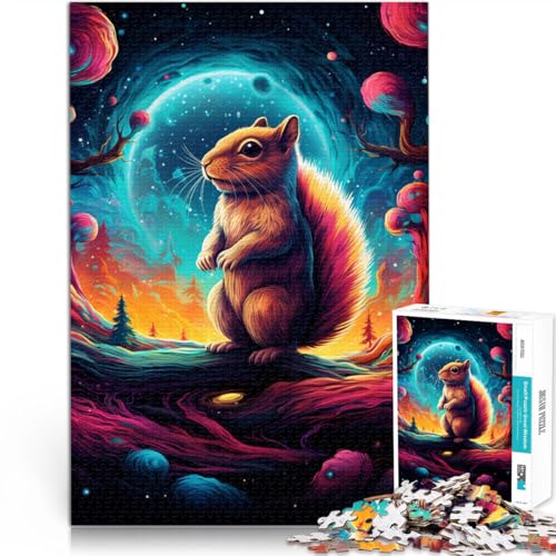 Puzzle 1000 Teile für Erwachsene Eichhörnchen-Puzzle Lernspiele 50x75cm ganze Familie für Teenager ab 14 Jahren Puzzle 1000 Teile für Erwachsene Eichhörnchen-Puzzle Lernspiele 50x75cm ganze Familie für Teenager ab 14 Jahren von DLBHSG
