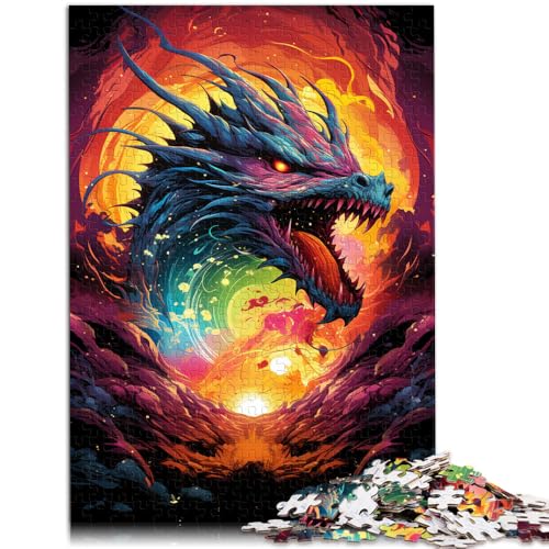 Puzzle 1000 Teile für Erwachsene Erddrache lustige Spiele 50 x 75 cm Spaß für Zuhause Geburtstagsgeschenk Reisegeschenk von DLBHSG