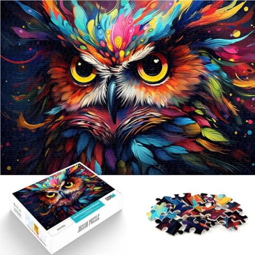 Puzzle 1000 Teile für Erwachsene Eulenpuzzle Wanddekoration 26x38cm ganze Familie für Teenager ab 14 Jahren Puzzle 1000 Teile für Erwachsene Eulenpuzzle Wanddekoration 26x38cm ganze Familie für Teenager ab 14 Jahren von DLBHSG