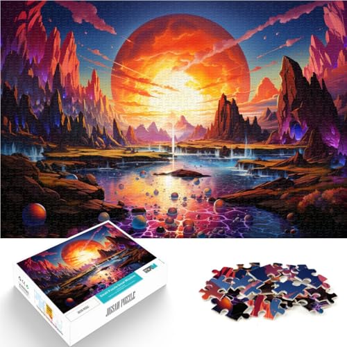 Puzzle 1000 Teile für Erwachsene Fantasie-Sonnenuntergangslandschaft Denkspiel 50 x 75 cm einzigartige Heimdekoration und Geschenke für Kinder ab 14 Jahren Puzzle 1000 Teile für Erwachsene Fantasie-Sonnenuntergangslandschaft Denkspiel 50 x 75 cm einzigartige Heimdekoration und Geschenke für Kinder ab 14 Jahren von DLBHSG