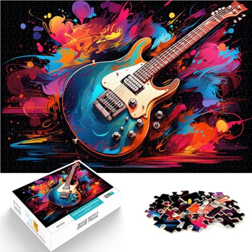 Puzzle 1000 Teile für Erwachsene Fantasie-farbige Gitarre lustige Spiele 26 x 38 cm Stressabbau Urlaub zu Hause Zeitvertreib für Teenager ab 14 Jahren Puzzle 1000 Teile für Erwachsene Fantasie-farbige Gitarre lustige Spiele 26 x 38 cm Stressabbau Urlaub zu Hause Zeitvertreib für Teenager ab 14 Jahren von DLBHSG