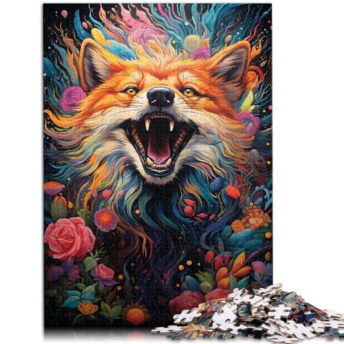 Puzzle 1000 Teile für Erwachsene Fantasiefuchs Stressabbau-Spielzeug 50 x 75 cm. Helfen Sie dem Gehirn süchtig machendes Spielzeug zu trainieren und Geduld zu fördern. von DLBHSG
