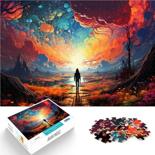 Puzzle 1000 Teile für Erwachsene Fantasielandschaft Anspruchsvolles schwieriges Puzzle 26 x 38 cm Fördert die Liebe zwischen Paaren Puzzle 1000 Teile für Erwachsene Fantasielandschaft Anspruchsvolles schwieriges Puzzle 26 x 38 cm Fördert die Liebe zwischen Paaren von DLBHSG