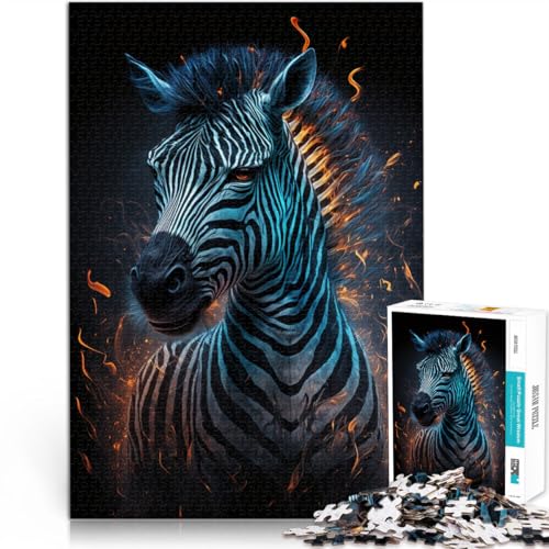 Puzzle 1000 Teile für Erwachsene Feuertier-Zebra Denkspiel 50 x 75 cm Stressabbau Urlaub zu Hause Zeitvertreib für Kinder ab 14 Jahren Puzzle 1000 Teile für Erwachsene Feuertier-Zebra Denkspiel 50 x 75 cm Stressabbau Urlaub zu Hause Zeitvertreib für Kinder ab 14 Jahren von DLBHSG