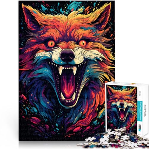 Puzzle 1000 Teile für Erwachsene Fox Art Puzzle Lernspiele 50x75cm Einzigartige Geburtstags- und Geschenkideen für Teenager ab 14 Jahren Puzzle 1000 Teile für Erwachsene Fox Art Puzzle Lernspiele 50x75cm Einzigartige Geburtstags- und Geschenkideen für Teenager ab 14 Jahren von DLBHSG