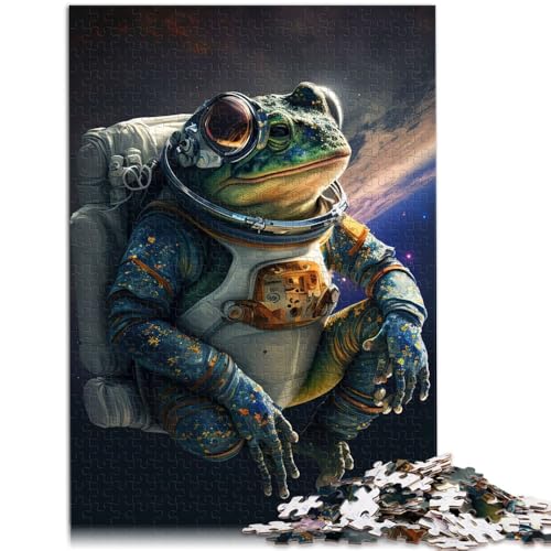 Puzzle 1000 Teile für Erwachsene Frosch Weltraum Astronaut Lernpuzzle 26x38cm Fördert die Liebe zwischen Paaren für 14-Jährige Puzzle 1000 Teile für Erwachsene Frosch Weltraum Astronaut Lernpuzzle 26x38cm Fördert die Liebe zwischen Paaren für 14-Jährige von DLBHSG