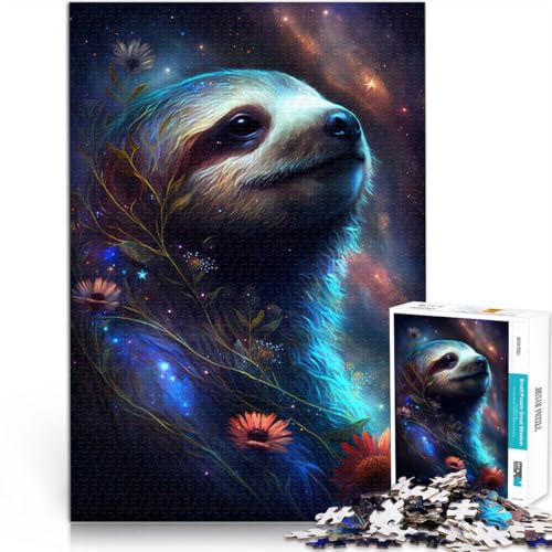 Puzzle 1000 Teile für Erwachsene Galaxie-Tierfaultier Lernspielzeug 50 x 75 cm Lernspiel für Geburtstag Weihnachten Puzzle 1000 Teile für Erwachsene Galaxie-Tierfaultier Lernspielzeug 50 x 75 cm Lernspiel für Geburtstag Weihnachten von DLBHSG