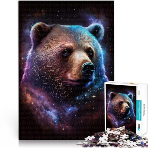 Puzzle 1000 Teile für Erwachsene Galaxy Animals Brown Bear Denkspiel 26x38cm Einzigartiges Geburtstags- und Geschenk für Teenager ab 14 Jahren Puzzle 1000 Teile für Erwachsene Galaxy Animals Brown Bear Denkspiel 26x38cm Einzigartiges Geburtstags- und Geschenk für Teenager ab 14 Jahren von DLBHSG