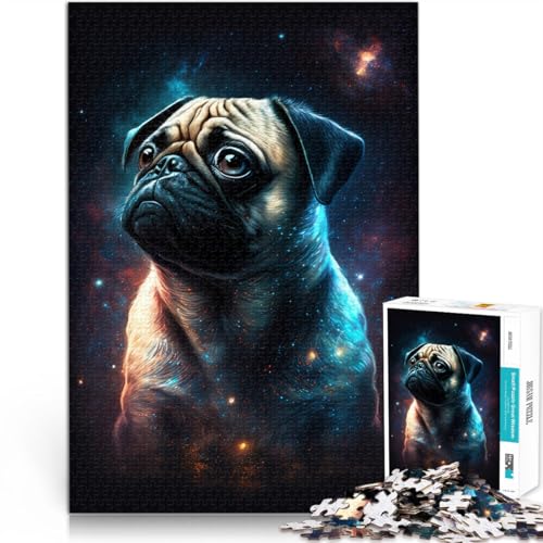 Puzzle 1000 Teile für Erwachsene Galaxy Colour Pug Denkspiel 26x38cm Lernspiel zum Geburtstag Weihnachten für 14-Jährige Puzzle 1000 Teile für Erwachsene Galaxy Colour Pug Denkspiel 26x38cm Lernspiel zum Geburtstag Weihnachten für 14-Jährige von DLBHSG
