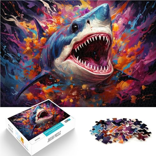 Puzzle 1000 Teile für Erwachsene Hai-Spielzeug 50 x 75 cm ganze Familie für Teenager ab 14 Jahren Puzzle 1000 Teile für Erwachsene Hai-Spielzeug 50 x 75 cm ganze Familie für Teenager ab 14 Jahren von DLBHSG