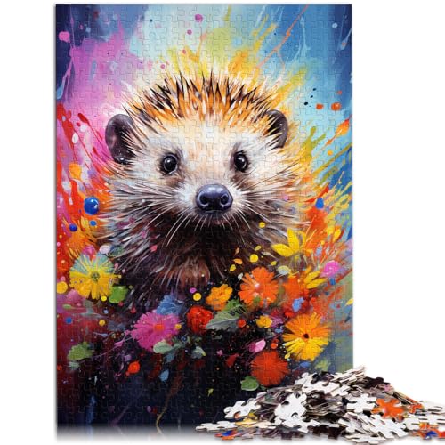 Puzzle 1000 Teile für Erwachsene Igel Malen Lernen Lernspielzeug 50 x 75 cm Fördert die Liebe zwischen Paaren für 14-Jährige Puzzle 1000 Teile für Erwachsene Igel Malen Lernen Lernspielzeug 50 x 75 cm Fördert die Liebe zwischen Paaren für 14-Jährige von DLBHSG
