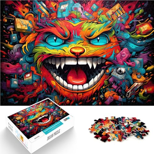 Puzzle 1000 Teile für Erwachsene Katze Lernspiel Herausforderungsspielzeug 50x75cm Lernspiel für Geburtstag Weihnachten für Teenager ab 14 Jahren Puzzle 1000 Teile für Erwachsene Katze Lernspiel Herausforderungsspielzeug 50x75cm Lernspiel für Geburtstag Weihnachten für Teenager ab 14 Jahren von DLBHSG