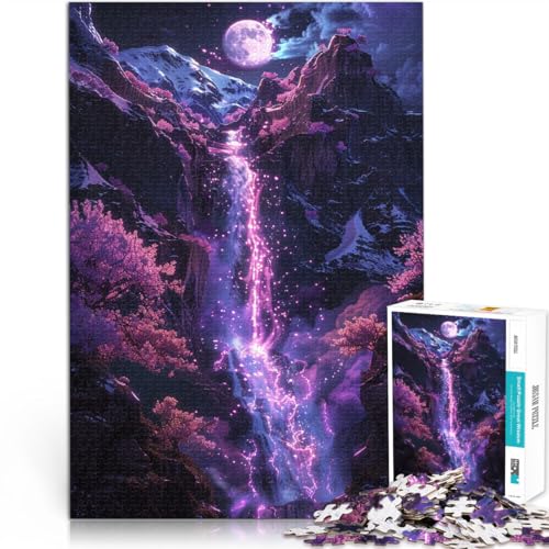 Puzzle 1000 Teile für Erwachsene Kirschblüten-Wasserfall Lernspielzeug 50x75cm Herausforderndes Spiel und Familienspiel Puzzle 1000 Teile für Erwachsene Kirschblüten-Wasserfall Lernspielzeug 50x75cm Herausforderndes Spiel und Familienspiel von DLBHSG